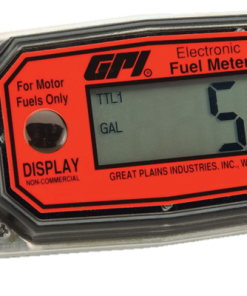 Alternative view of GPI 01A52LM 1″ Aluminum Electronic Digital Fuel Meter, Liter, BSPP