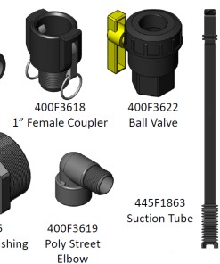 Alternative view of Fill Rite 400KTG9342 Top Suction Kit for Chemtraveller